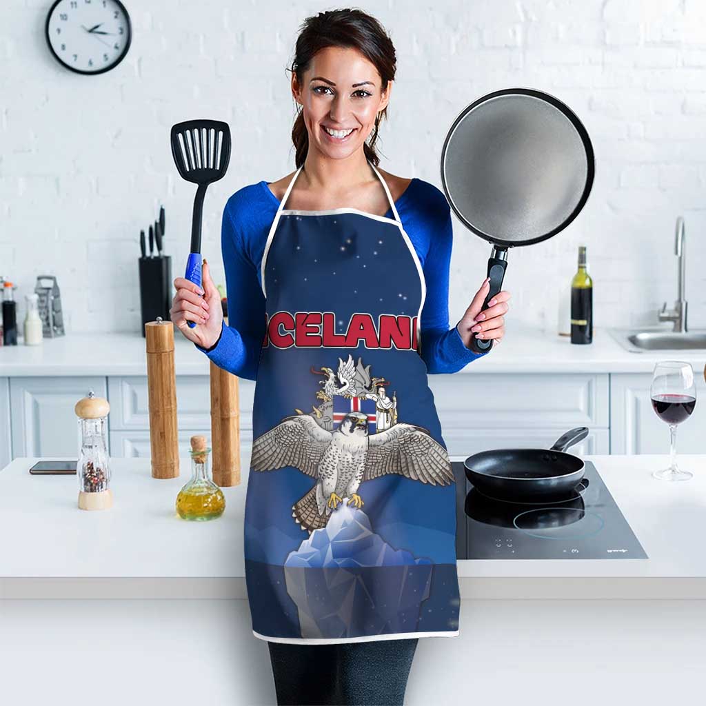 Iceland Apron The Gyrfalcon With Symbol - Wonder Print Shop