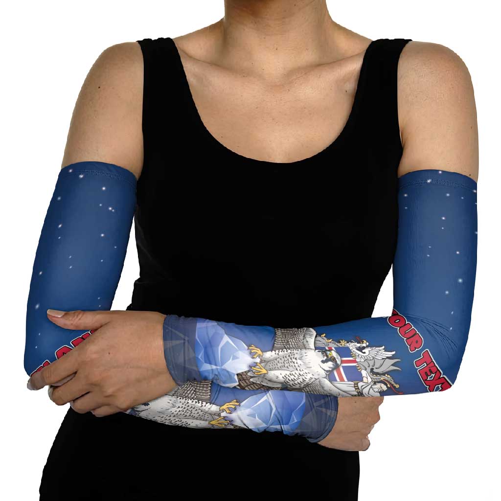 Iceland Arm Sleeves The Gyrfalcon With Symbol - Wonder Print Shop