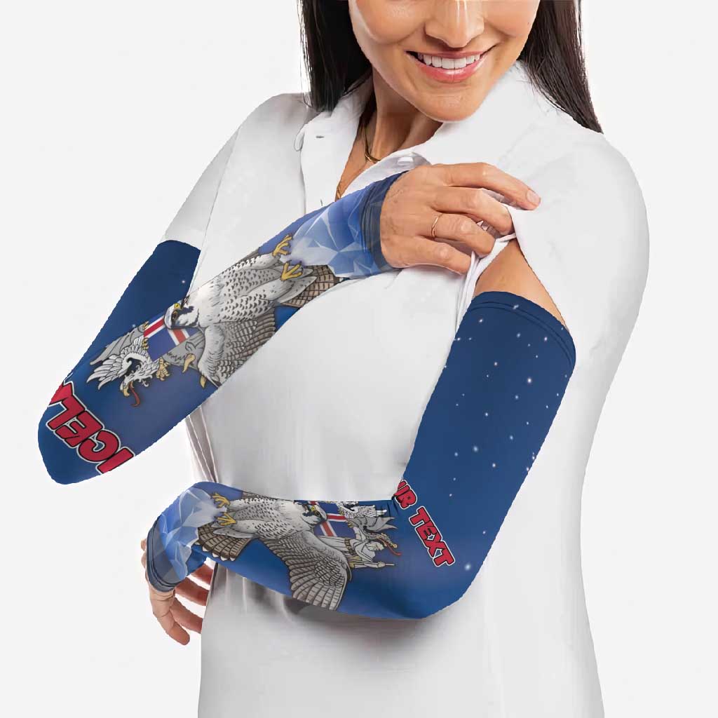 Iceland Arm Sleeves The Gyrfalcon With Symbol - Wonder Print Shop