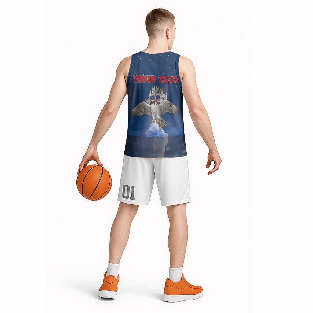 Personalized Iceland Basketball Jersey The Gyrfalcon With Symbol - Wonder Print Shop
