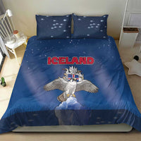 Iceland Bedding Set The Gyrfalcon With Symbol - Wonder Print Shop
