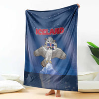 Iceland Blanket The Gyrfalcon With Symbol - Wonder Print Shop