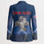 Personalized Iceland Blazer The Gyrfalcon With Symbol - Wonder Print Shop