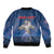Personalized Iceland Bomber Jacket The Gyrfalcon With Symbol - Wonder Print Shop