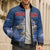 Personalized Iceland Bomber Puffer Jacket The Gyrfalcon With Symbol - Wonder Print Shop