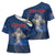 Personalized Iceland Cross Shoulder Shirt The Gyrfalcon With Symbol - Wonder Print Shop