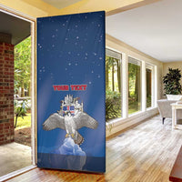 Iceland Door Cover The Gyrfalcon With Symbol - Wonder Print Shop