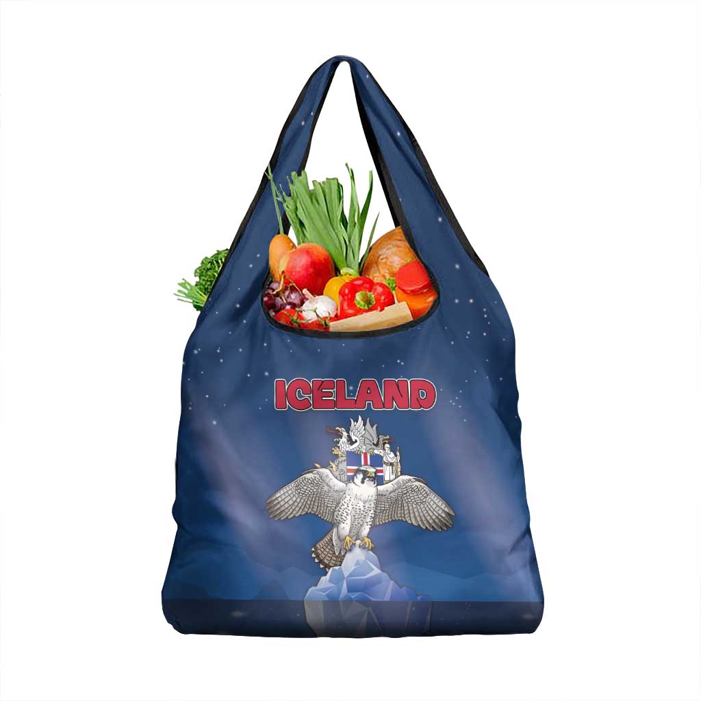 Iceland Grocery Bag The Gyrfalcon With Symbol - Wonder Print Shop