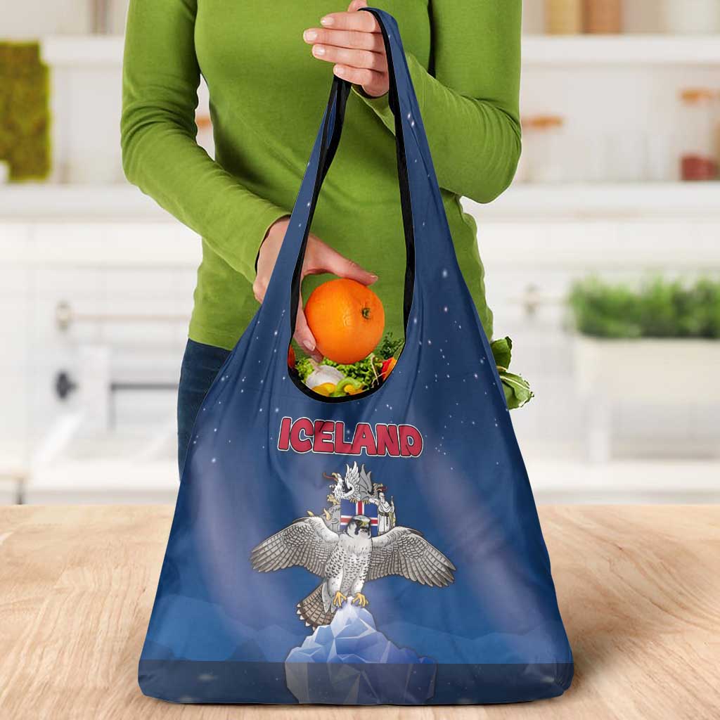Iceland Grocery Bag The Gyrfalcon With Symbol - Wonder Print Shop