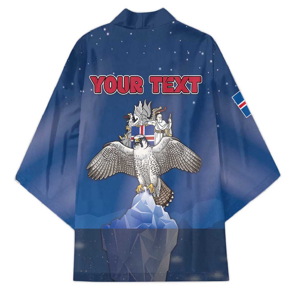 Personalized Iceland Kimono The Gyrfalcon With Symbol - Wonder Print Shop