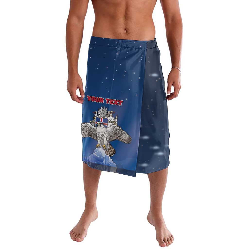 Personalized Iceland Lavalava The Gyrfalcon With Symbol - Wonder Print Shop