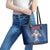 Iceland Leather Tote Bag The Gyrfalcon With Symbol - Wonder Print Shop