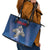 Iceland Leather Tote Bag The Gyrfalcon With Symbol - Wonder Print Shop