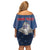 Personalized Iceland Off Shoulder Short Dress The Gyrfalcon With Symbol - Wonder Print Shop
