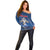 Personalized Iceland Off Shoulder Sweater The Gyrfalcon With Symbol - Wonder Print Shop