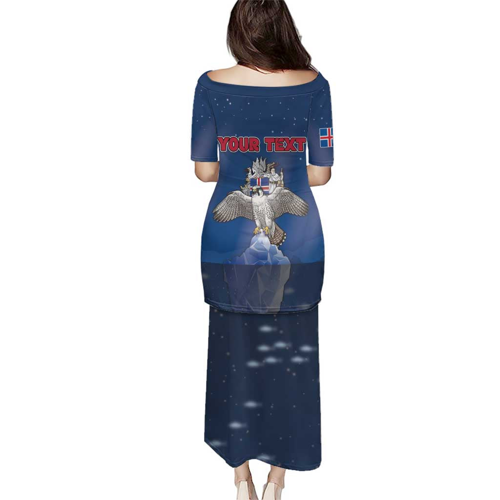 Personalized Iceland Puletasi The Gyrfalcon With Symbol - Wonder Print Shop