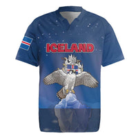 Personalized Iceland Rugby Jersey The Gyrfalcon With Symbol - Wonder Print Shop