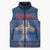 Personalized Iceland Sleeveless Puffer Jacket The Gyrfalcon With Symbol - Wonder Print Shop