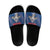 Iceland Slide Sandals The Gyrfalcon With Symbol - Wonder Print Shop
