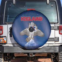 Iceland Spare Tire Cover The Gyrfalcon With Symbol - Wonder Print Shop