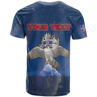 Personalized Iceland T Shirt The Gyrfalcon With Symbol - Wonder Print Shop