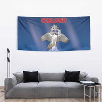 Iceland Tapestry The Gyrfalcon With Symbol - Wonder Print Shop