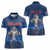 Personalized Iceland Women Polo Shirt The Gyrfalcon With Symbol - Wonder Print Shop