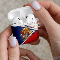 Czech Republic Christmas AirPods Case The Lion With Coat Of Arms - Wonder Print Shop
