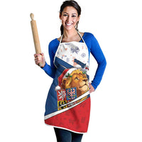 Czech Republic Christmas Apron The Lion With Coat Of Arms - Wonder Print Shop