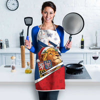 Czech Republic Christmas Apron The Lion With Coat Of Arms - Wonder Print Shop