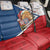 Czech Republic Christmas Back Car Seat Cover The Lion With Coat Of Arms - Wonder Print Shop