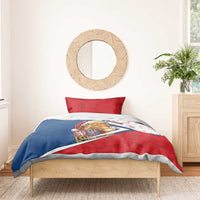 Czech Republic Christmas Bedding Set The Lion With Coat Of Arms - Wonder Print Shop