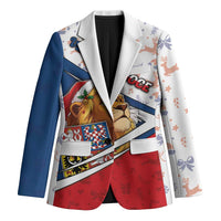 Czech Republic Christmas Blazer The Lion With Coat Of Arms - Wonder Print Shop