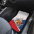 Czech Republic Christmas Car Mats The Lion With Coat Of Arms - Wonder Print Shop