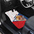 Czech Republic Christmas Car Mats The Lion With Coat Of Arms - Wonder Print Shop