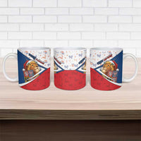 Czech Republic Christmas Ceramic Mug The Lion With Coat Of Arms - Wonder Print Shop