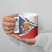 Czech Republic Christmas Ceramic Mug The Lion With Coat Of Arms - Wonder Print Shop