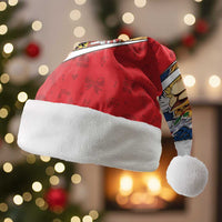 Czech Republic Christmas Santa Hat The Lion With Coat Of Arms - Wonder Print Shop