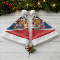 Czech Republic Christmas Santa Hat The Lion With Coat Of Arms - Wonder Print Shop