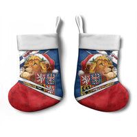 Czech Republic Christmas Stocking The Lion With Coat Of Arms - Wonder Print Shop