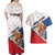 Czech Republic Christmas Couples Matching Off Shoulder Maxi Dress and Hawaiian Shirt The Lion With Coat Of Arms - Wonder Print Shop