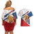 Czech Republic Christmas Couples Matching Off Shoulder Short Dress and Hawaiian Shirt The Lion With Coat Of Arms - Wonder Print Shop
