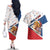 Czech Republic Christmas Couples Matching Off The Shoulder Long Sleeve Dress and Hawaiian Shirt The Lion With Coat Of Arms - Wonder Print Shop