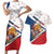 Czech Republic Christmas Couples Matching Short Sleeve Bodycon Dress and Hawaiian Shirt The Lion With Coat Of Arms - Wonder Print Shop