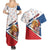 Czech Republic Christmas Couples Matching Summer Maxi Dress and Hawaiian Shirt The Lion With Coat Of Arms - Wonder Print Shop
