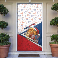 Czech Republic Christmas Door Cover The Lion With Coat Of Arms - Wonder Print Shop