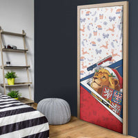Czech Republic Christmas Door Cover The Lion With Coat Of Arms - Wonder Print Shop