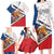 Czech Republic Christmas Family Matching Long Sleeve Bodycon Dress and Hawaiian Shirt The Lion With Coat Of Arms - Wonder Print Shop