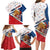 Czech Republic Christmas Family Matching Long Sleeve Bodycon Dress and Hawaiian Shirt The Lion With Coat Of Arms - Wonder Print Shop