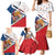 Czech Republic Christmas Family Matching Mermaid Dress and Hawaiian Shirt The Lion With Coat Of Arms - Wonder Print Shop
